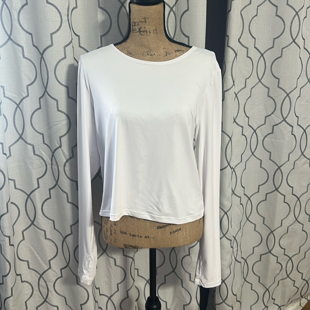 White Yoga Top